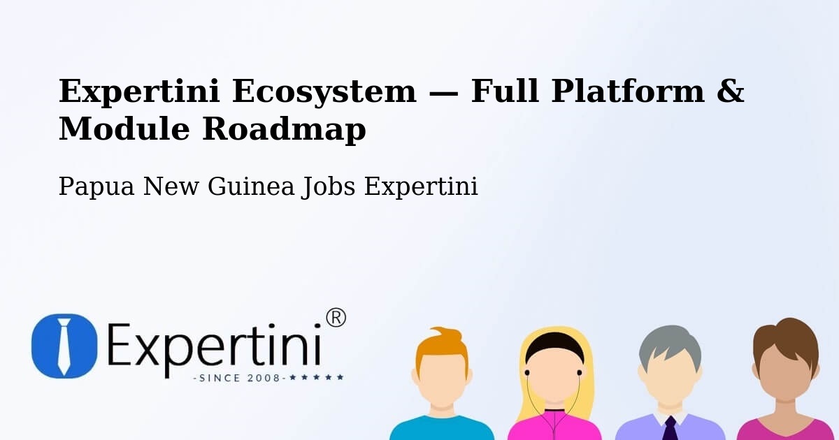 Expertini Ecosystem — Full Platform & Module Roadmap – Rigo